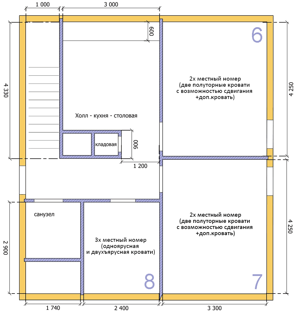 план дома №2